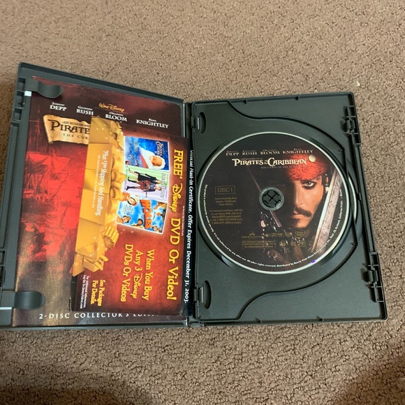 Pirates of the Caribbean DVD - 2 discs (3 for $20) - Picture 4 of 5